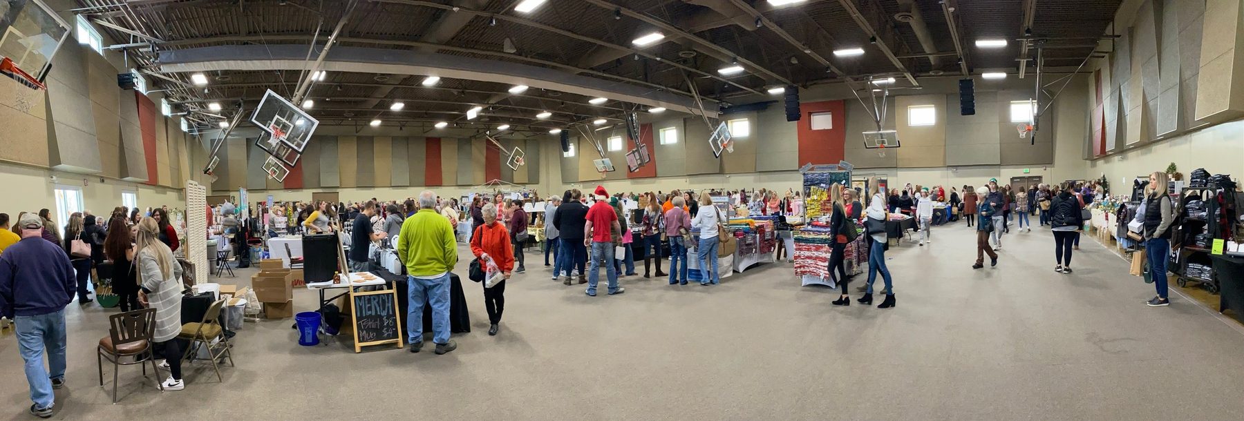 The makers market in full swing