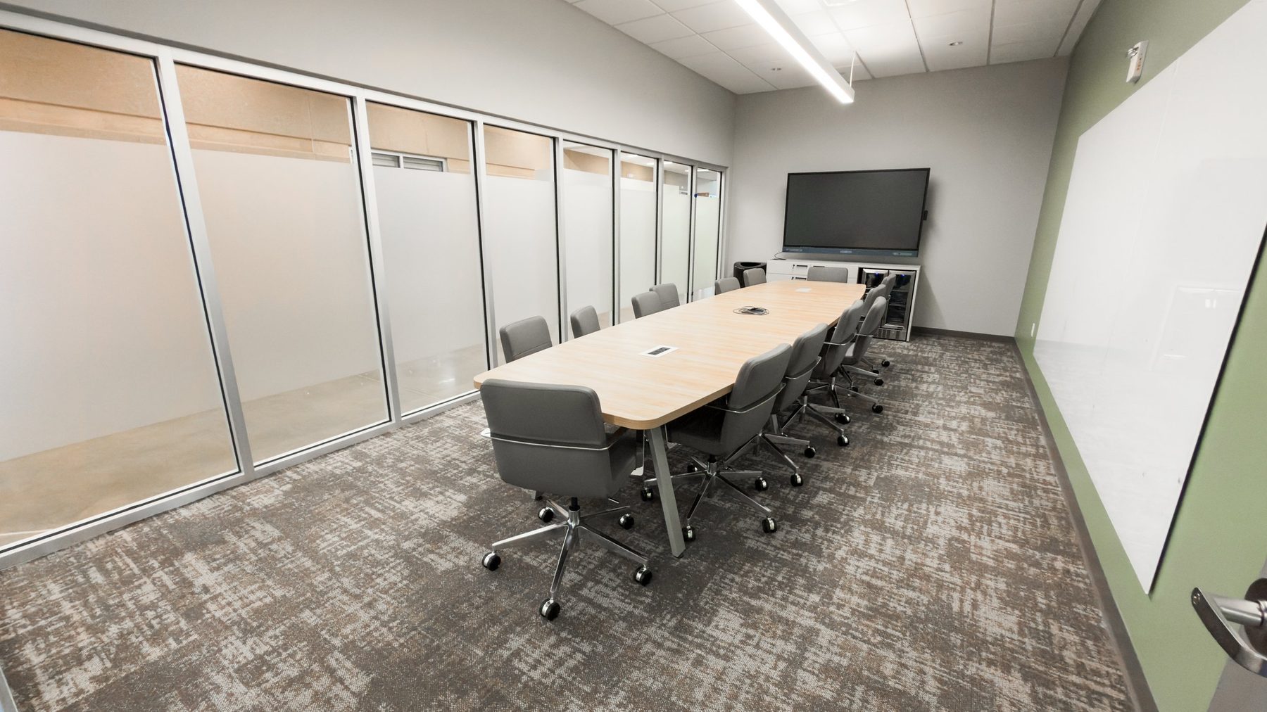 The Cole Vision Room with a long conference table
