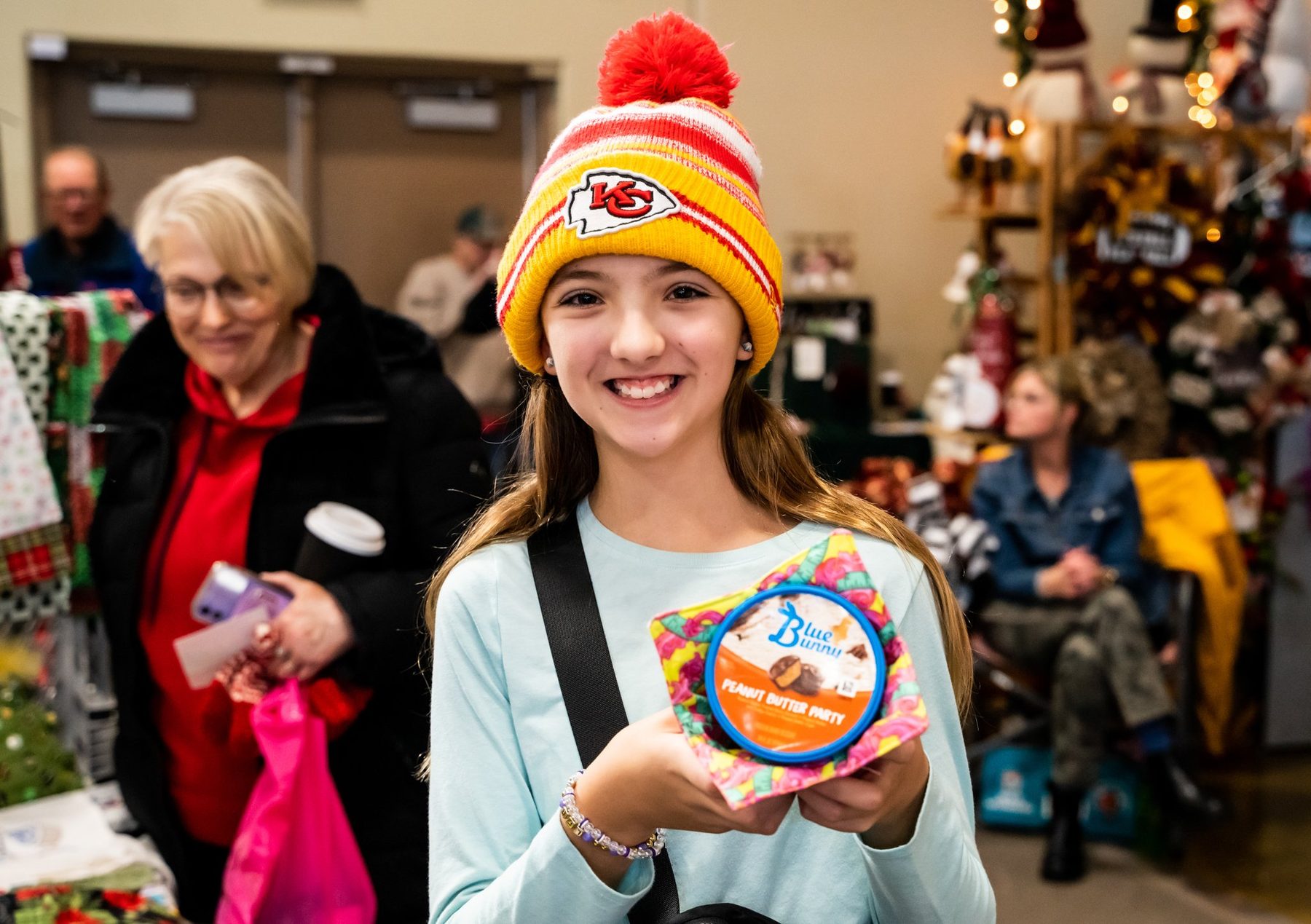 Vendors and shoppers at the Local Holiday Makers Market