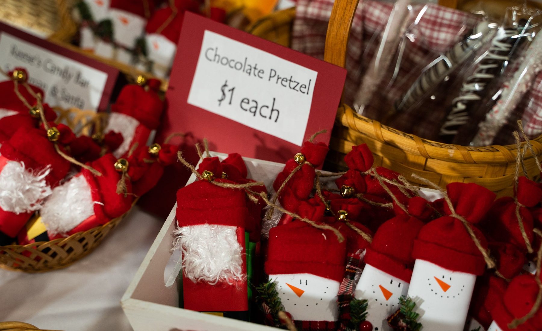 Vendors and shoppers at the Local Holiday Makers Market