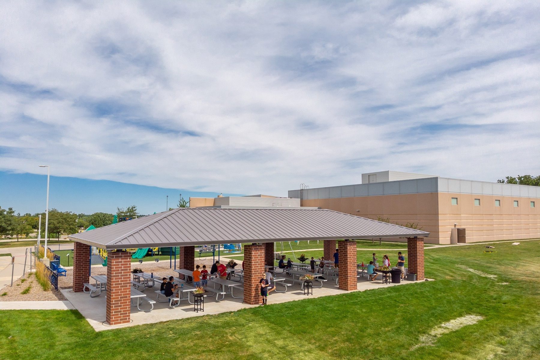 The Valley Pavilion covered picnic shelter