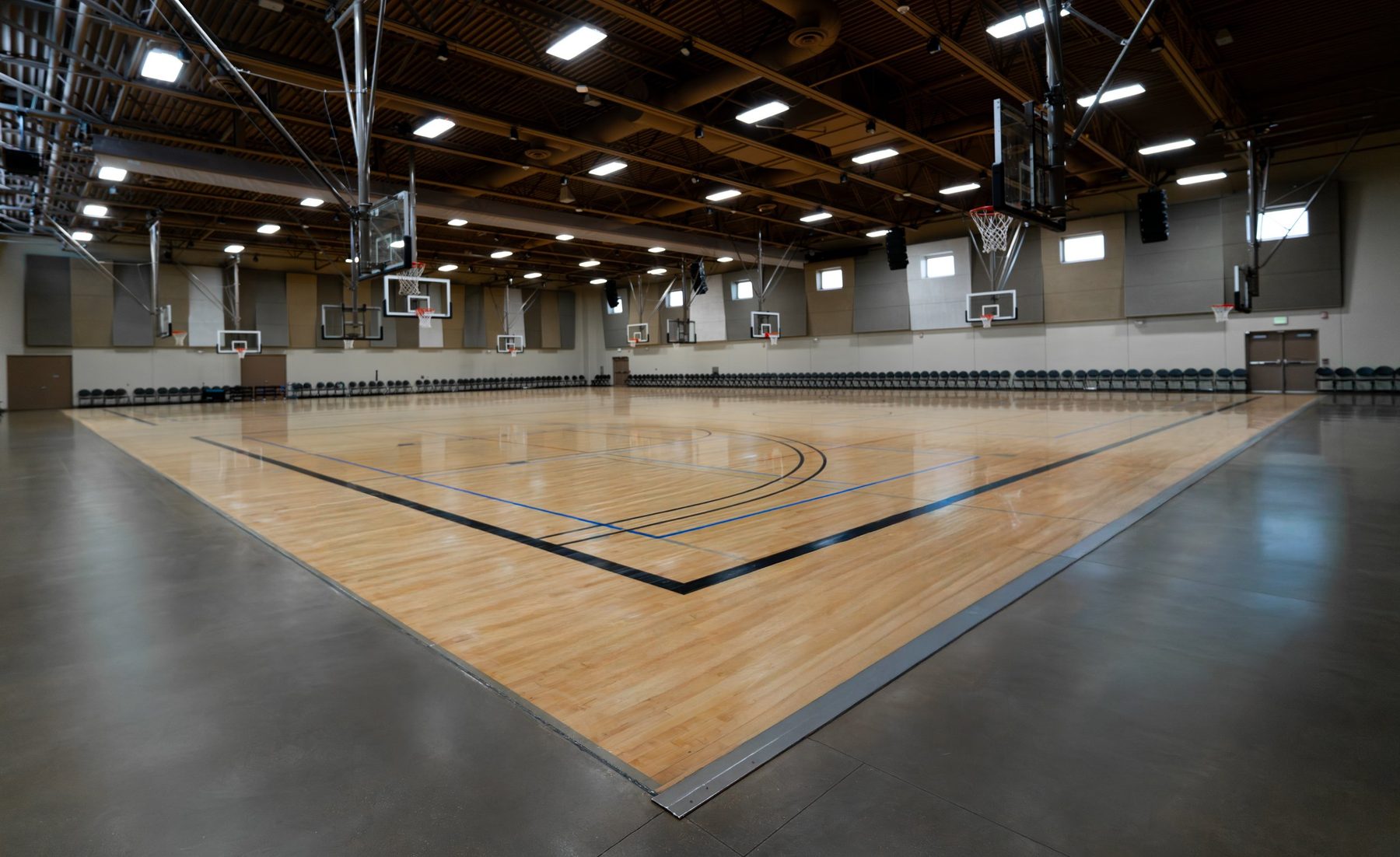 The gym at the Valley Community Center