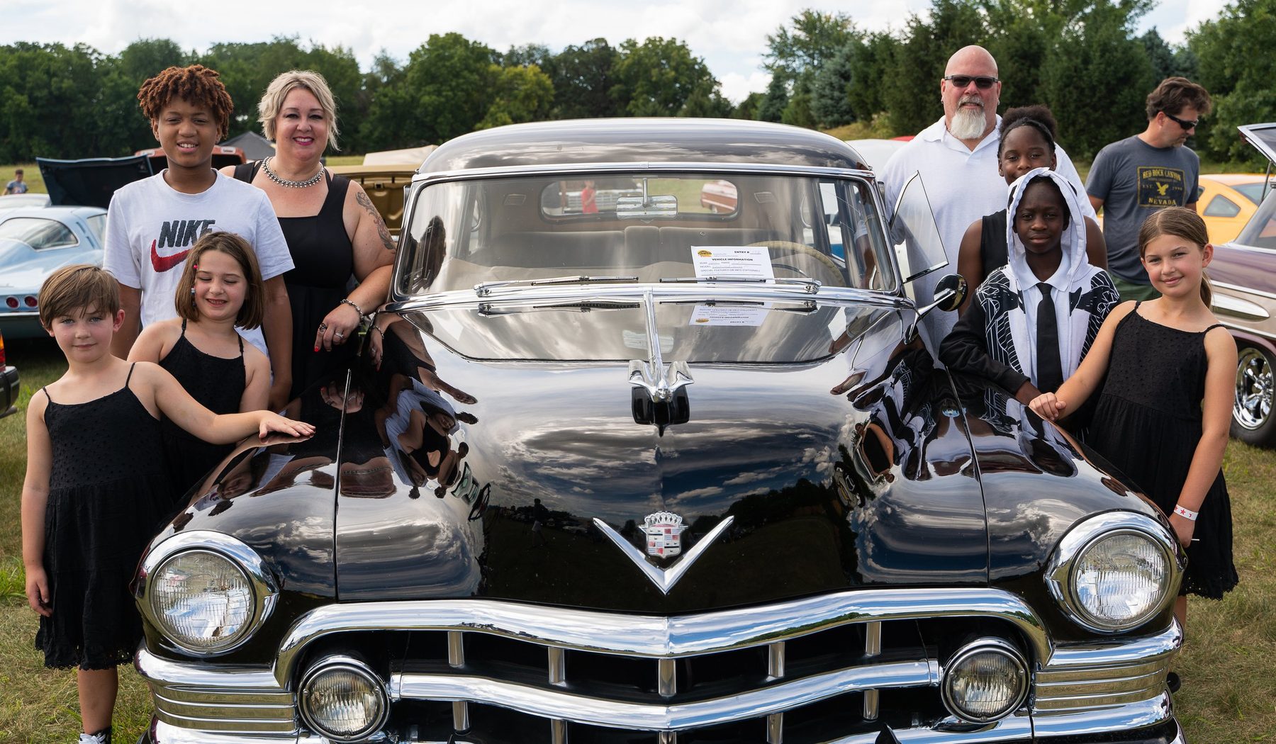 A classic car at the Valley Car Show